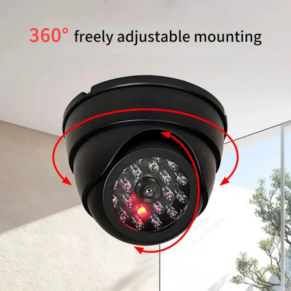 Red Flashing LED Light Fake CCTV Security