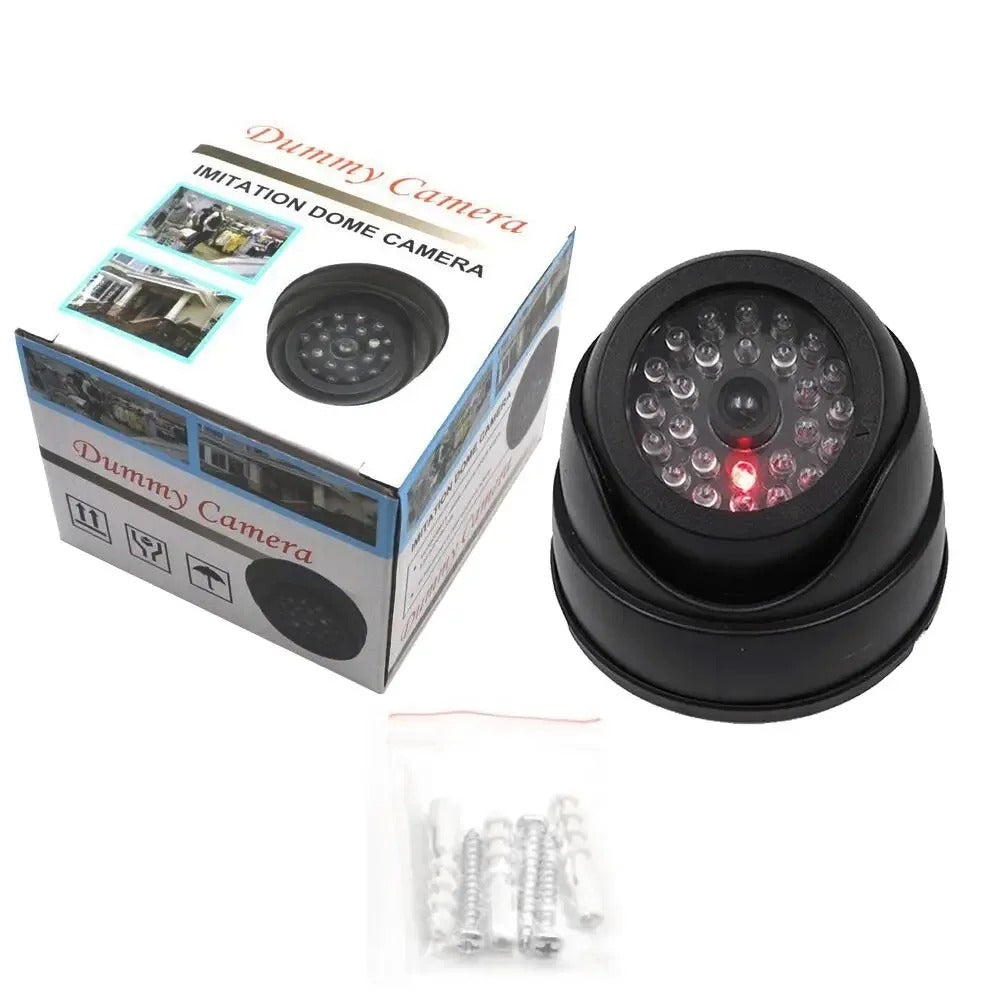 Red Flashing LED Light Fake CCTV Security