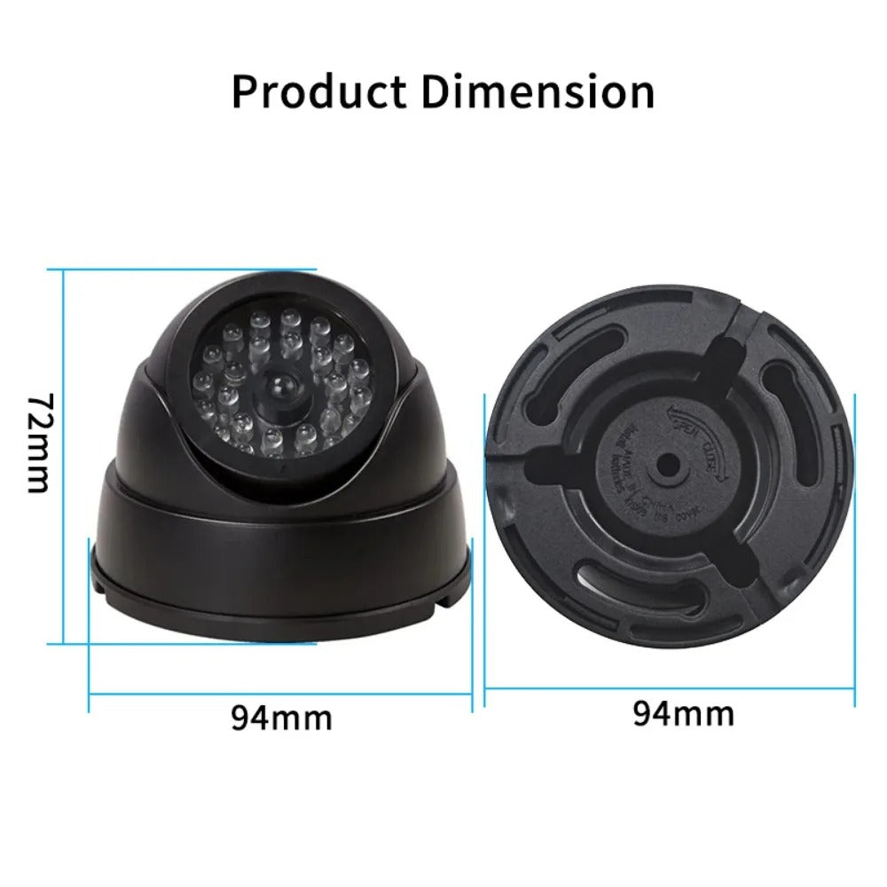 Red Flashing LED Light Fake CCTV Security