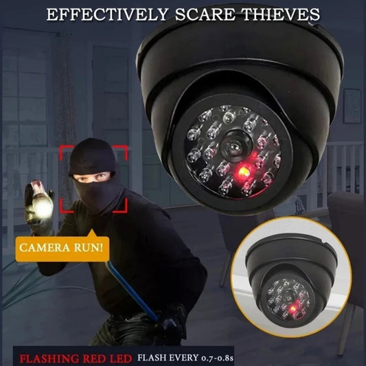 Red Flashing LED Light Fake CCTV Security